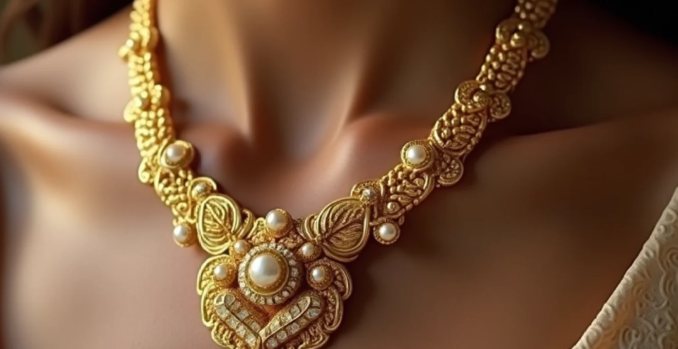 collier doré