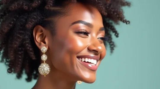 cheveux bouclés