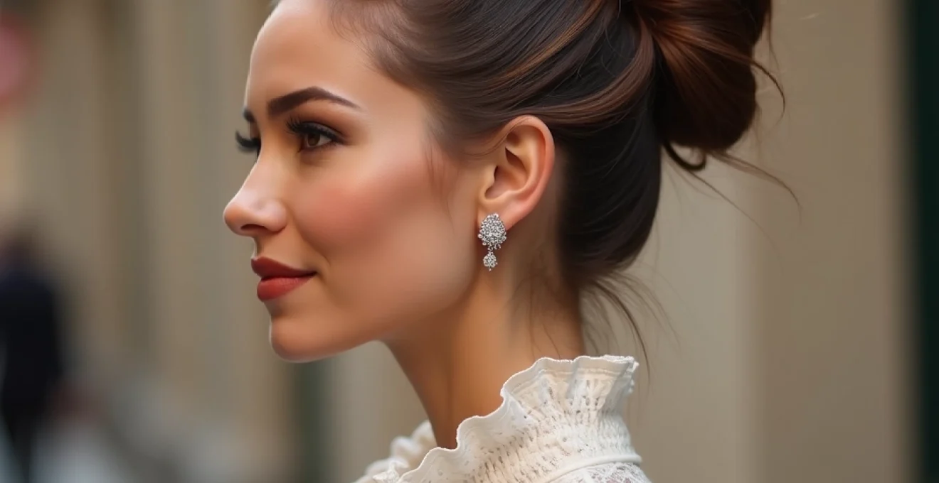 chignon sophistiqué