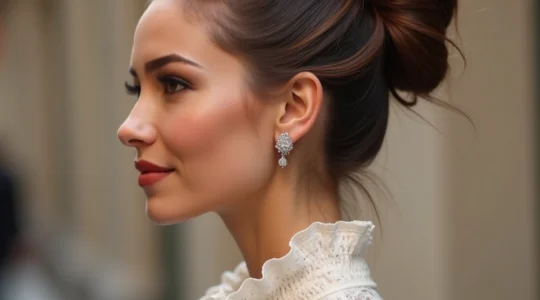 chignon sophistiqué