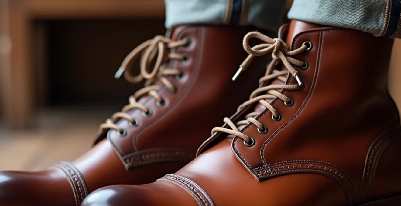 bottines cuir 